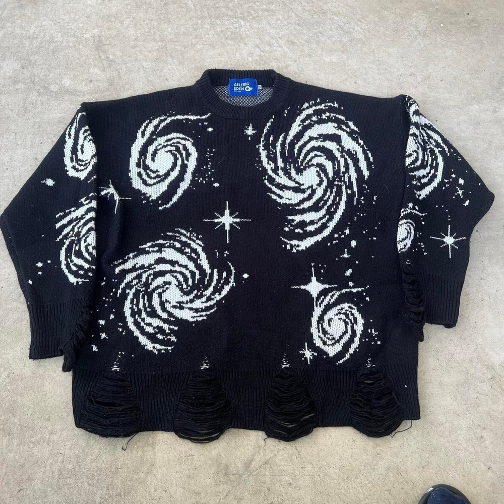 Aelfric Eden Starry Night Knit Sweater size XL